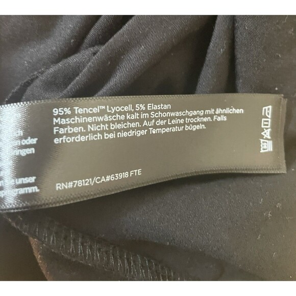 NWT Eileen Fisher Crew Neck Tunic Black Size PL Long Sleeve - Picture 11 of 11